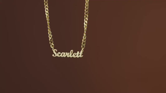 Personalized Gold Necklace - Custom Name Jewelry